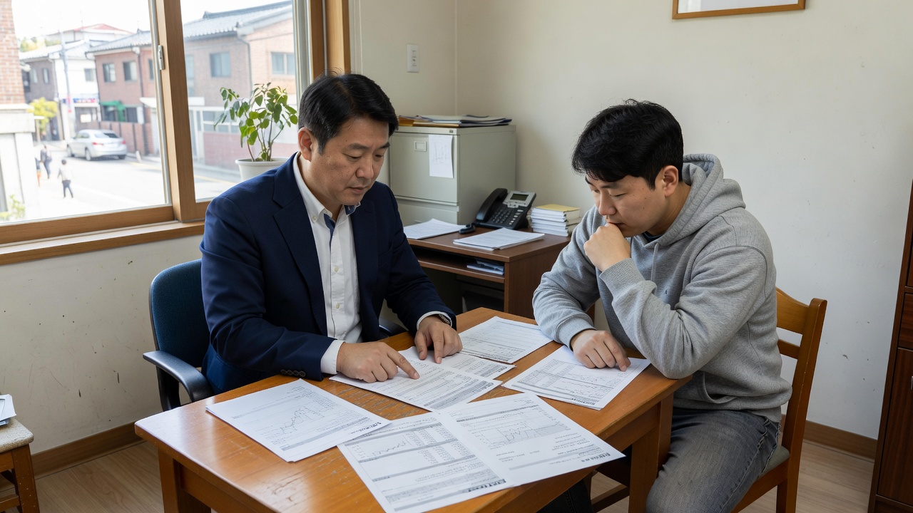 오산세교상가 매매가와 임대 수익 확인 장면