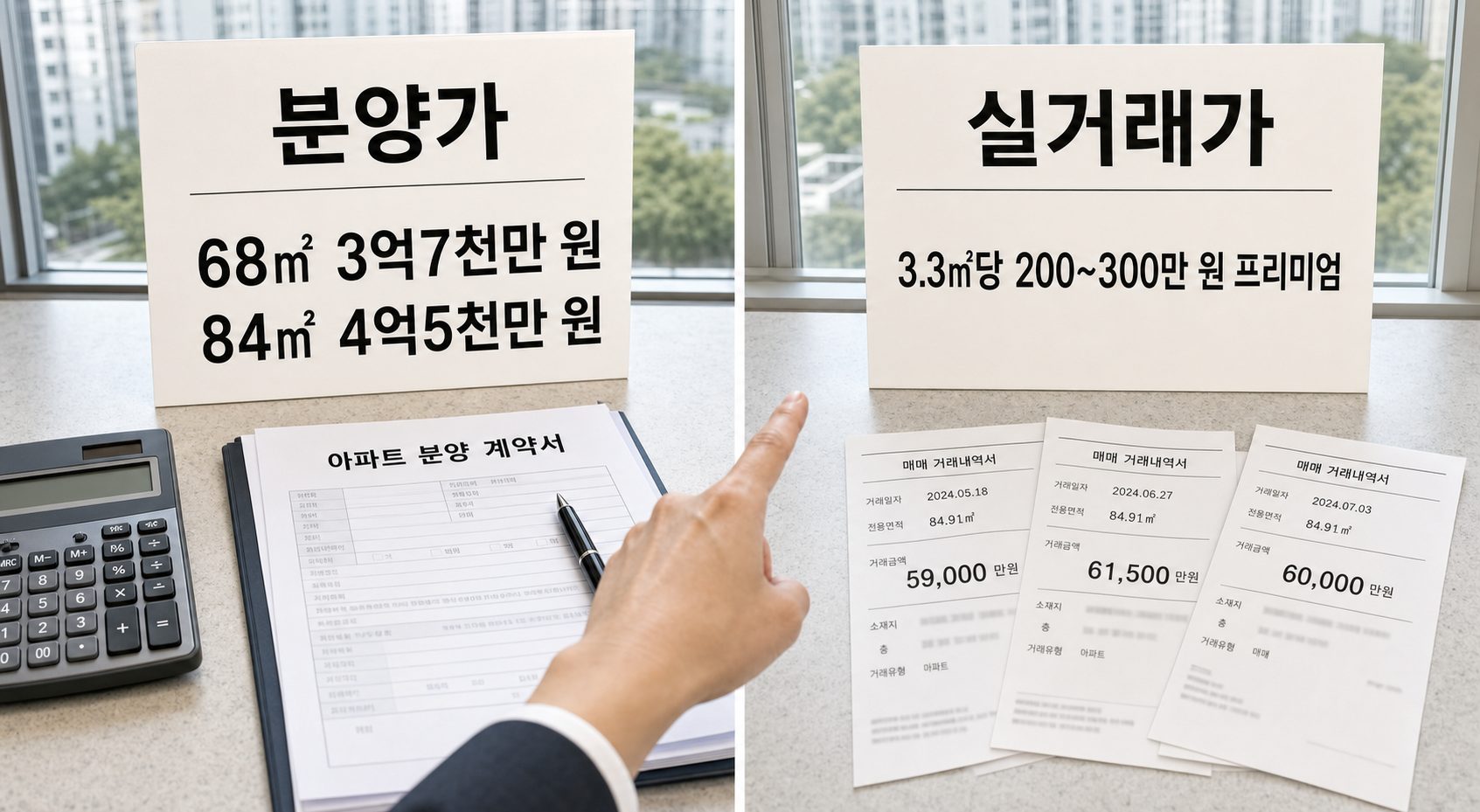 오산세교파라곤 실거래가와 분양가 비교 포인트