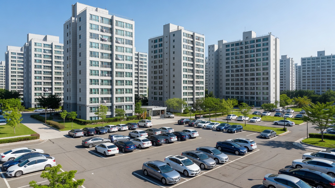오산세교파라곤 아파트 단지 전경