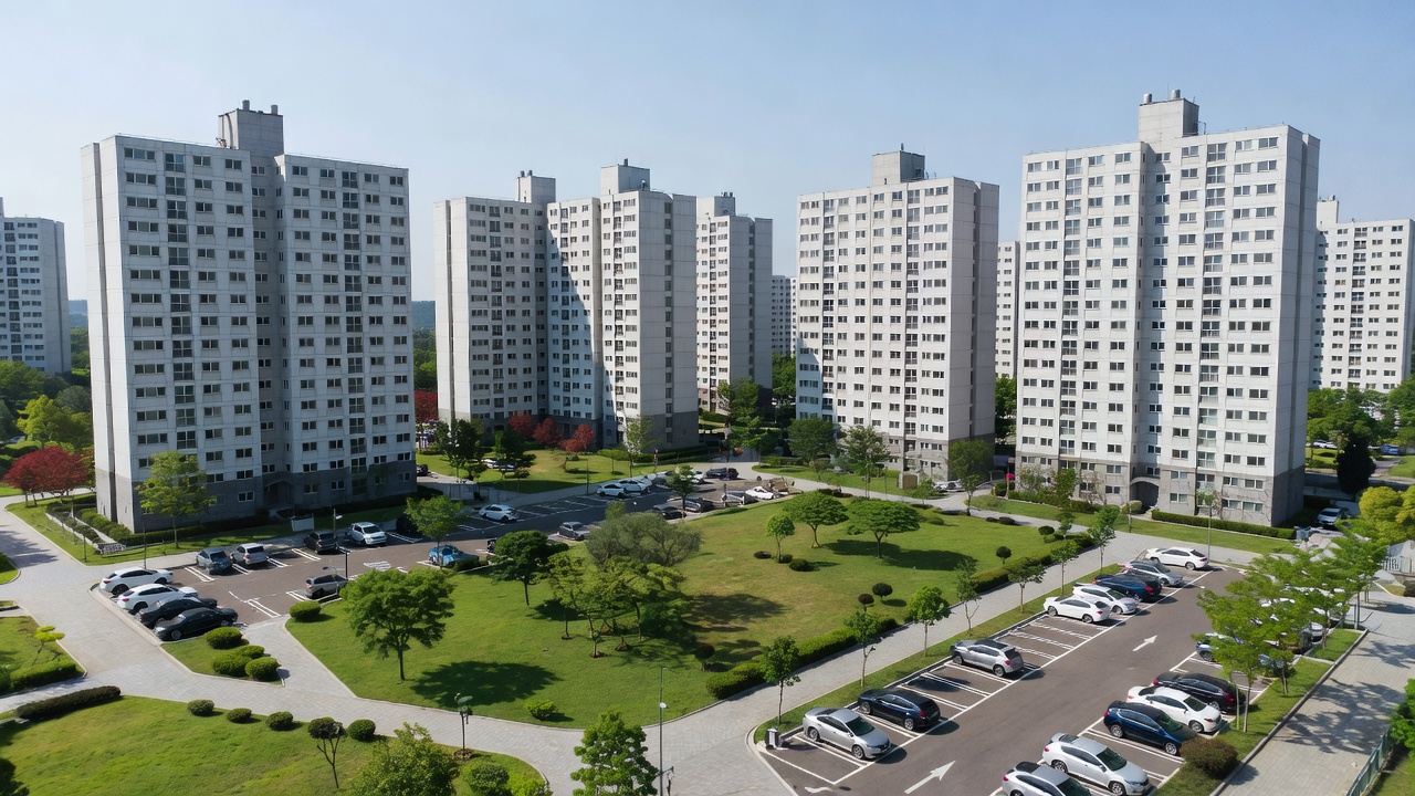 오산세교파라곤 단지 규모와 배치 전경