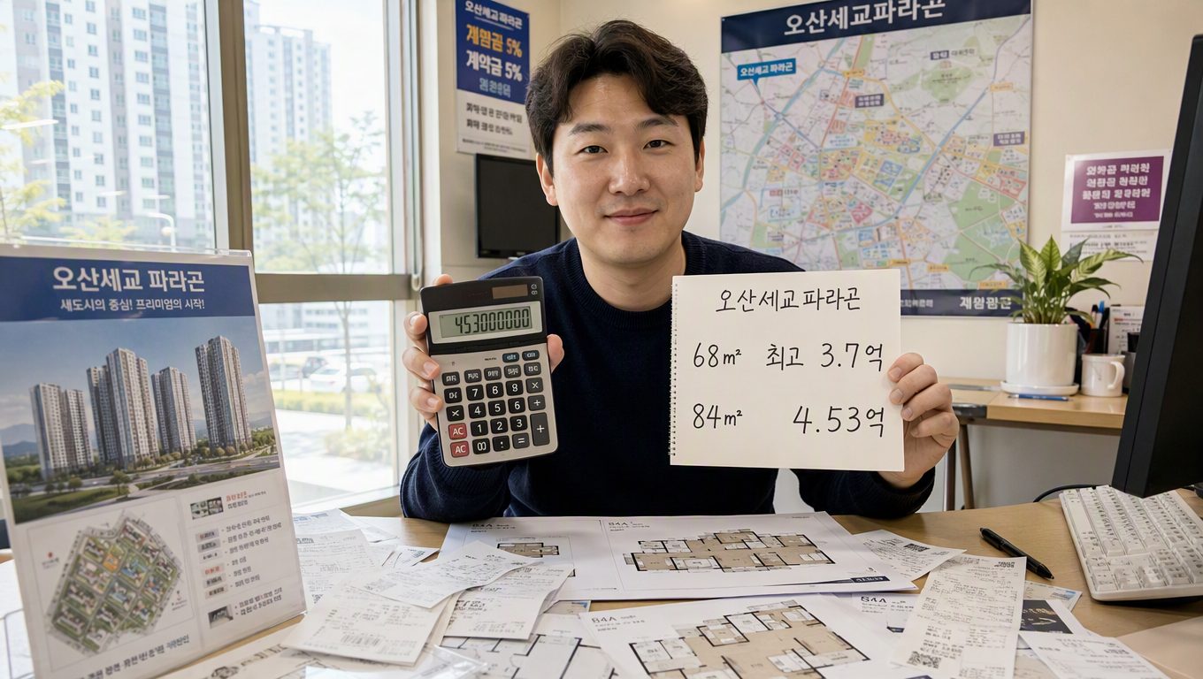 오산세교파라곤 단지 규모와 교통·학군·분양 정보